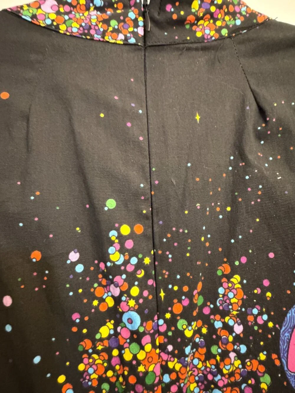 Nooworks Cosmic Ladies Airliner Dress Colorful Space A-Line Size 2X - Picture 3 of 6